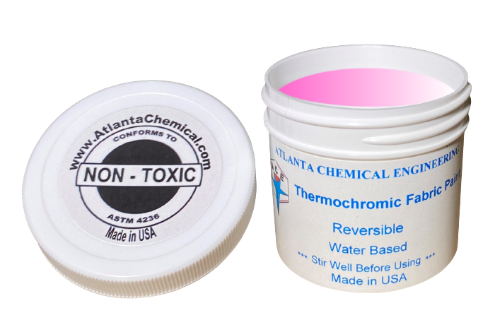 Black-Colorless Thermochromic Fabric Paint