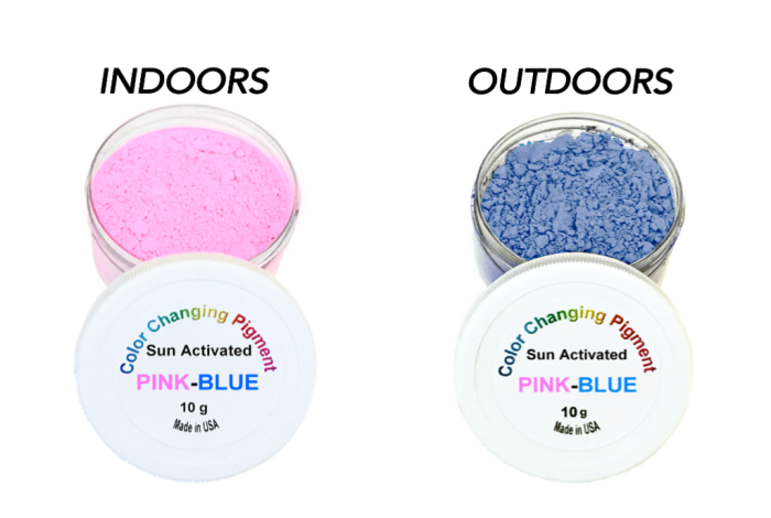 Pink-Blue Sun Activated Pigment