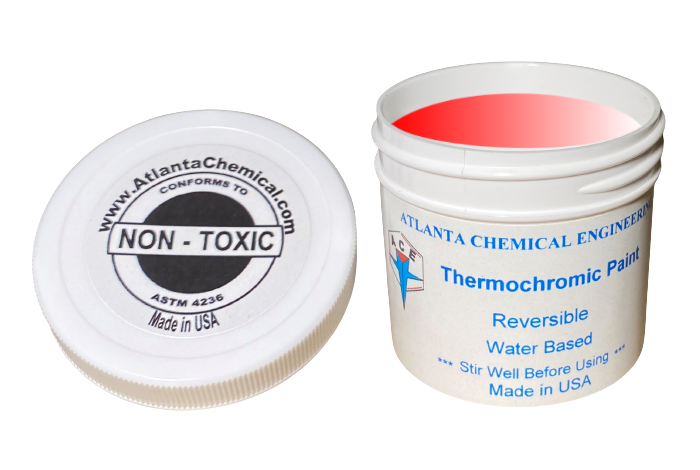 Red-Colorless Thermochromic Paint
